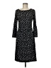Talbots Polka Dots Black Casual Dress Size M - photo 1