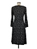 Talbots Polka Dots Black Casual Dress Size M - photo 2