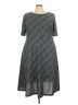 Sandra Darren Argyle Gray Casual Dress Size 18W - photo 1