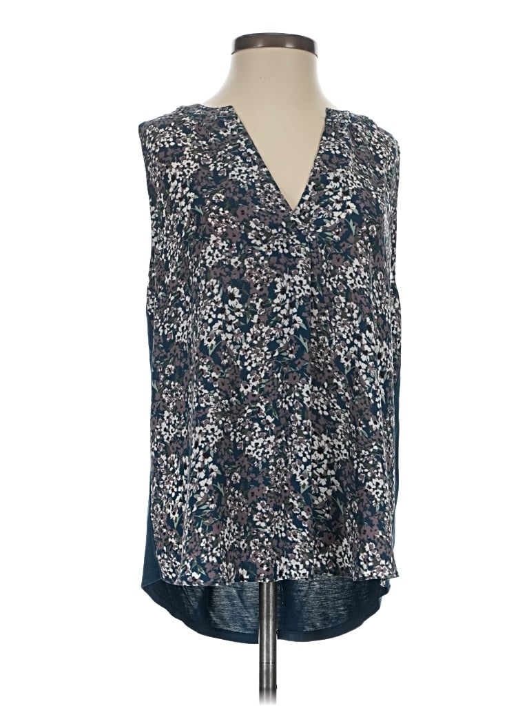 Pre-owned Zelos Sleeveless Blouse In Blue