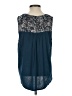 Zelos 100% Rayon Blue Sleeveless Blouse Size XS - photo 2