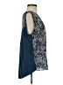 Zelos 100% Rayon Blue Sleeveless Blouse Size XS - photo 4