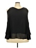 Lane Bryant 100% Polyester Black Sleeveless Blouse Size 18 - photo 1
