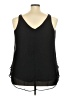 Lane Bryant 100% Polyester Black Sleeveless Blouse Size 18 - photo 2