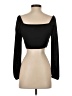 Shein Black Long Sleeve Top Size XS - photo 2