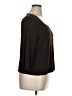 Dialogue Brown 3/4 Sleeve Top Size XL - photo 4