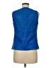 AKRIS 100% Polyester Blue Sleeveless Blouse Size 14 - photo 2