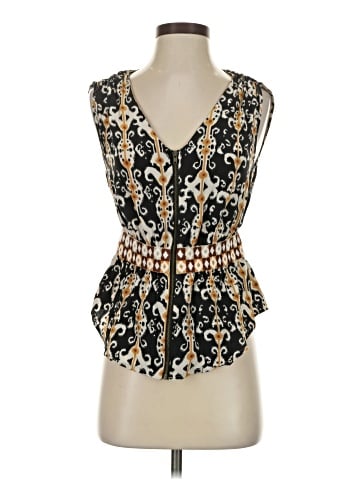 Jamison Sleeveless Silk Top (view 1)