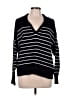 Old Navy Stripes Black Pullover Sweater Size L - photo 1