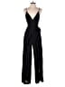 Mahina Solid Black Jumpsuit Size S - photo 1