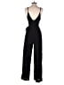 Mahina Solid Black Jumpsuit Size S - photo 2