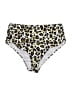Shein Animal Print Gold Swimsuit Bottoms Size M - photo 1