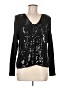 Michael Simon Black Long Sleeve Top Size M - photo 1