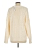 The Workshop 100% Polyester Ivory Pullover Sweater Size L - photo 2