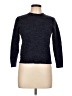 Express 100% Merino Extra Fine Wool Blue Turtleneck Sweater Size L - photo 1