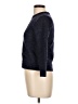 Express 100% Merino Extra Fine Wool Blue Turtleneck Sweater Size L - photo 5