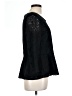 Ann Taylor LOFT Outlet 100% Polyester Black 3/4 Sleeve Top Size L - photo 4