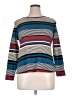 Westbound Stripes Blue 3/4 Sleeve T-Shirt Size XL (petite) - photo 1