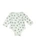 Little Me Print Ivory Long Sleeve Onesie 3-6 MO / 6 MO - photo 1