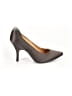Lanvin Metallic Gray Black Heels Size EU 36 - photo 1