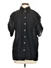 MNG Black 3/4 Sleeve Button-Down Shirt Size 4 - photo 1