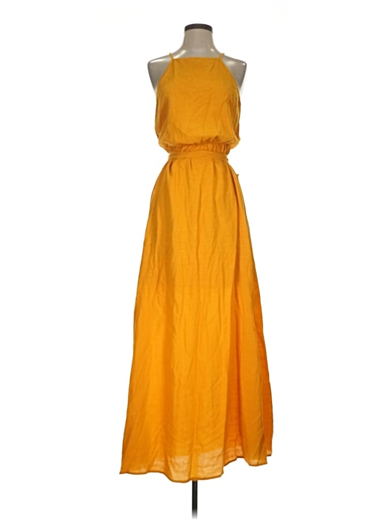 Pre-owned Universal Thread Casual Dress In Yellow
