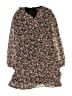 Bardot 100% Polyester Tweed Brown Purple Dress Size 18 - photo 1
