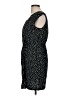 Max Studio 100% Rayon Polka Dots Black Casual Dress Size M - photo 5