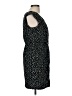 Max Studio 100% Rayon Polka Dots Black Casual Dress Size M - photo 4