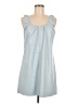 Dolce Cabo 100% Polyurethane Solid Blue Casual Dress Size M - photo 1