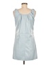 Dolce Cabo 100% Polyurethane Solid Blue Casual Dress Size M - photo 2