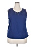Rouge Blue Sleeveless T-Shirt Size 4X - photo 1
