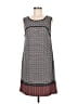 Max Studio Graphic Gray Casual Dress Size M - photo 1