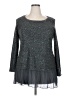Alfani Metallic Gray Pullover Sweater Size 2X - photo 1
