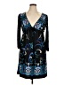 Assorted Brands Paisley Blue Cocktail Dress Size XL - photo 1