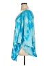 Step in Style 100% Rayon Blue 3/4 Sleeve Blouse Size 1X - photo 5