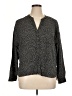Old Navy 100% Rayon Tweed Gray Long Sleeve Blouse Size XL - photo 1