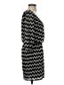 Jodi Kristopher 100% Polyester Chevron-herringbone Black Casual Dress Size S - photo 4