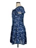 Max Studio Stars Blue Casual Dress Size L - photo 5