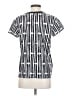Foil Stripes Silver Short Sleeve T-Shirt Size S - photo 2