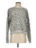Rails Animal Print Gray Pullover Sweater Size S - photo 1