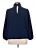 Nine West Blue 3/4 Sleeve Blouse Size 0X - photo 2