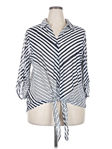 Siren Lily 3/4 Sleeve Blouse (view 1)