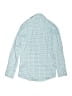 Marc New York Houndstooth Teal Blue Long Sleeve Button-Down Shirt Size 10 - photo 2