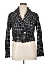 Just Fab 100% Polyester Tweed Black Blazer Size XL - photo 1