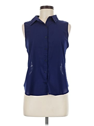 Mine Sleeveless Button-Down Shirt (view 1)
