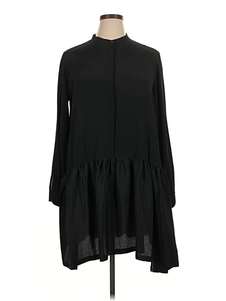 Pre-owned Aglini Casual Dress In Black