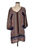 Glam 100% Polyester Paisley Brown Casual Dress Size S - photo 1