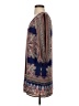 Glam 100% Polyester Paisley Brown Casual Dress Size S - photo 5