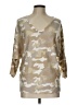 PREMISE Camo Gold Pullover Sweater Size L - photo 1